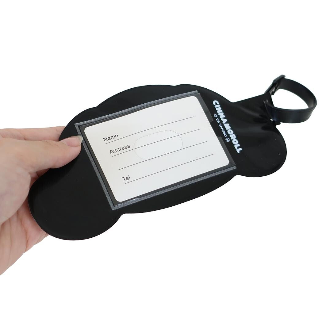 Sanrio Characters 黑白色系列 行李牌 Monochrome Series Die-Cut PVC Luggage Tag (布甸狗 Pompompurin/ Kuromi/ 玉桂狗 Cinnamoroll) - TOYZHOLIC