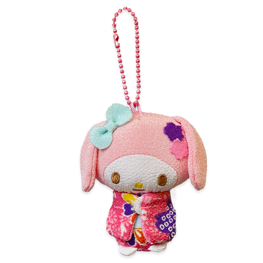 Sanrio Characters 和服掛飾公仔 Kimono Plush Charm (Cinnamoroll 玉桂狗/ My Melody/ PC 狗 Pochacco)) - TOYZHOLIC