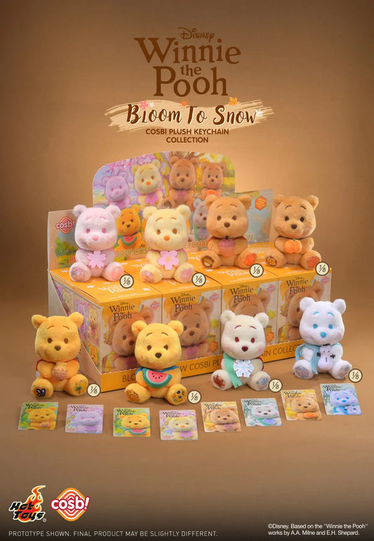Hot Toys Disney 小熊維尼 四季系列 Cosbi 盲盒(一盒八款,款式隨機)Winnie the Pooh Bloom to Snow Plush Keychain Collection Blind Box