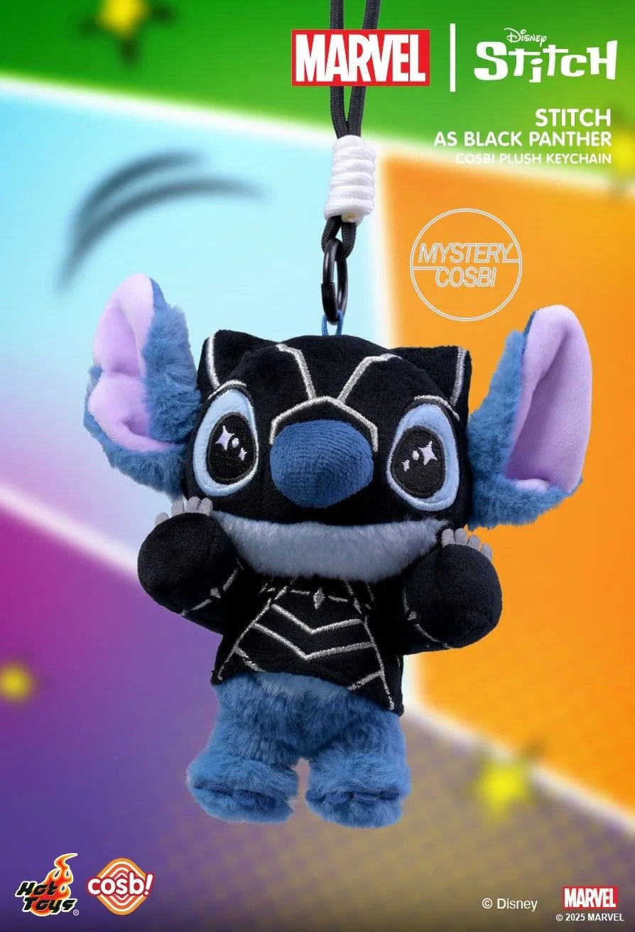 Hot Toys Disney X Marvel 史迪仔系列 毛絨鎖匙扣系列 盲盒(一盒六款,款式隨機)Marvel X Disney Stitch Cosbi Plush Keychain Blind Box - TOYZHOLIC
