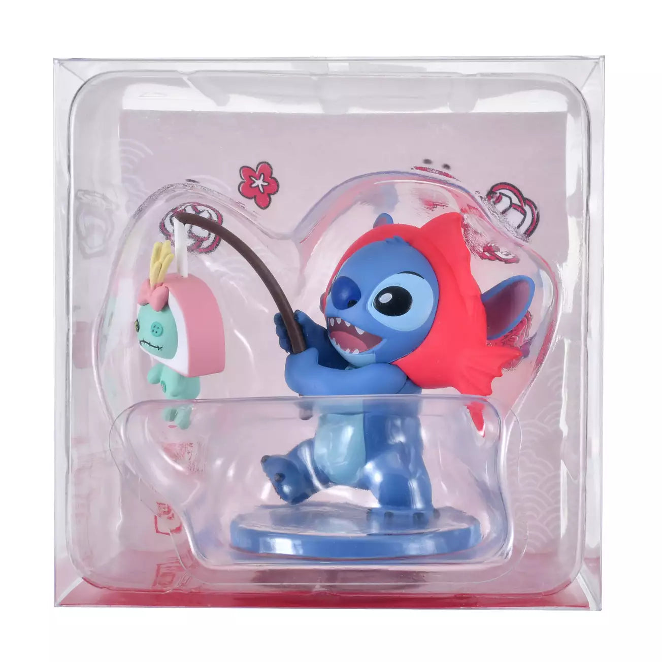 Disney 史迪仔&小甘 鯛魚魚糕擺設 Stitch & Scrump Sea Bream and Kamaboko Fish Cake Figure - TOYZHOLIC