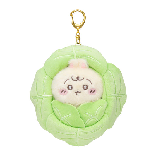 Chiikawa Baby系列 兔兔椰菜包 掛飾公仔 Baby Series Wrapped in Cabbage Plush Charm (Usagi) - TOYZHOLIC
