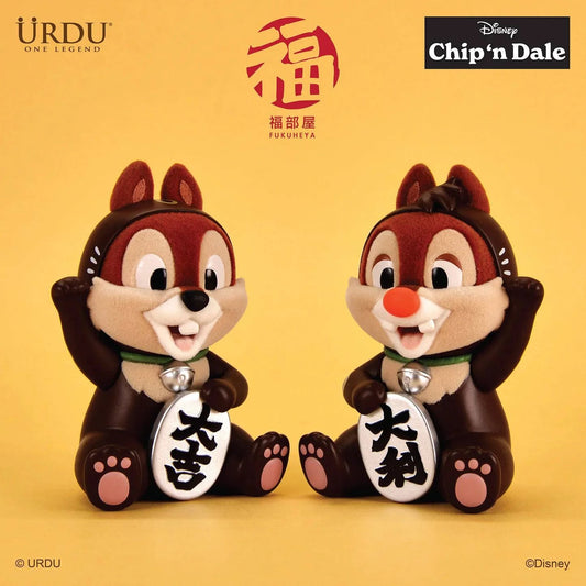 URDU X 福部屋 Disney 大鼻與剛牙 幸運系列 盲盒 (一盒八款,款式隨機)FUKUHEYA LUCKY SERIES 6 - CHIP & DALE - TOYZHOLIC
