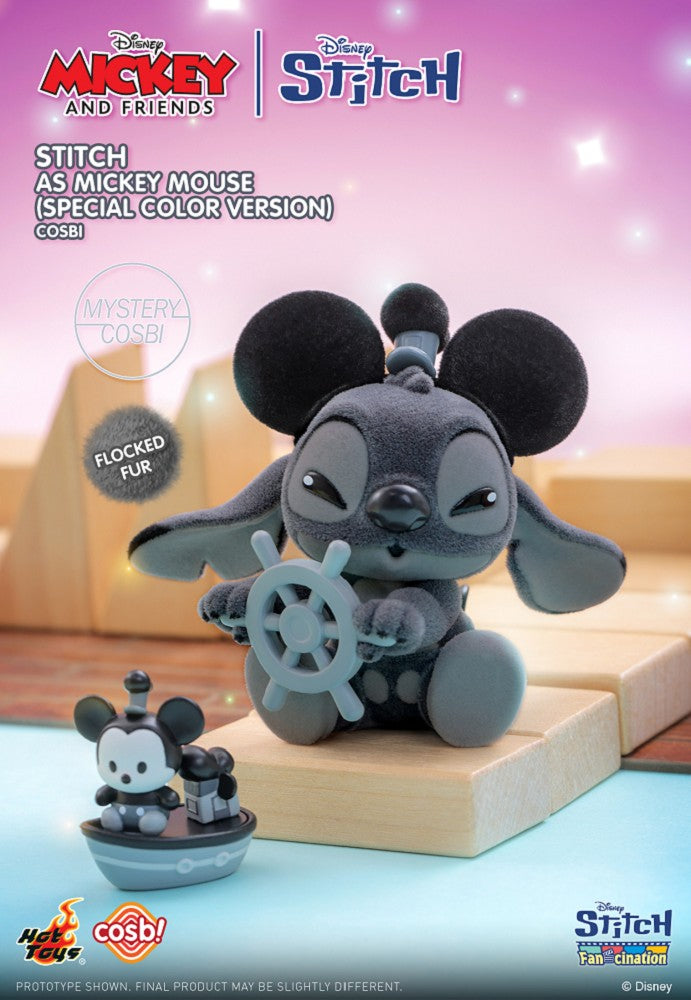 Hot Toys Disney Mickey & Friends X 史迪仔 Cosbi系列 盲盒(一盒八款,款式隨機)Mickey & Friends X Stitch Cosbi Collection Blind Box