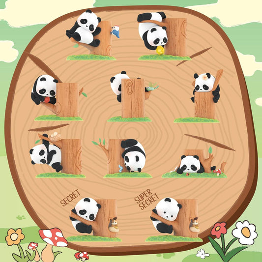 52TOYS PANDA ROLL 胖噠幼熊貓果果樹系列盲盒(一盒八款,款式隨機)Tree-Climbing Pandas Series Blind Box - TOYZHOLIC