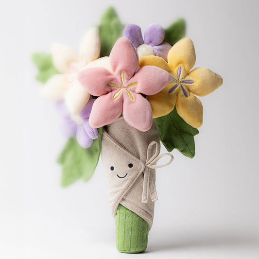 Jellycat 微笑手棒花 公仔 Amuseables Bouquet of Flowers Soft Toy - TOYZHOLIC