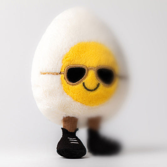 Jellycat 太陽眼鏡雞蛋 公仔 Amuseables Boiled Egg Chic Soft Toy - TOYZHOLIC