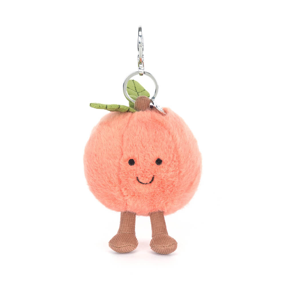 Jellycat 微笑蜜桃 掛飾公仔 Amuseables Peach Bag Charm - TOYZHOLIC