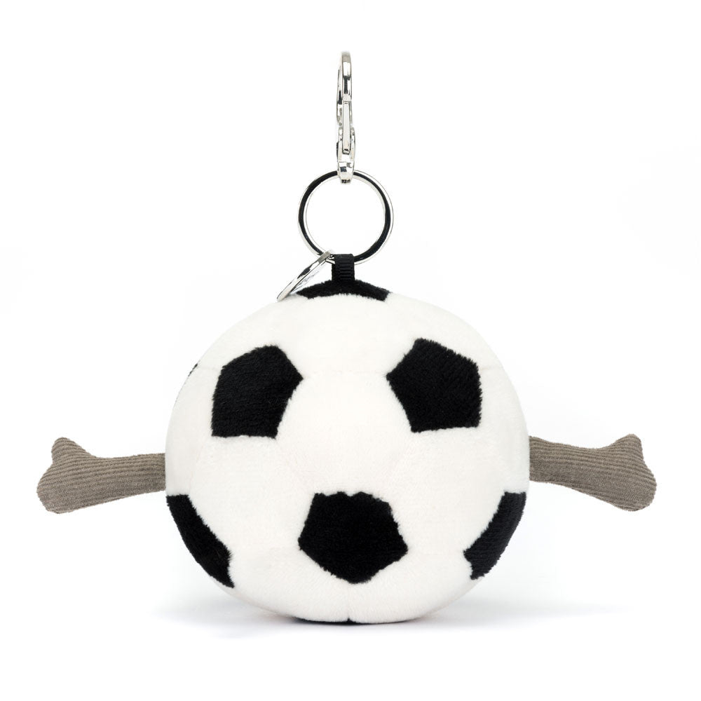 Jellycat 微笑足球 公仔掛飾 Amuseables Sports Football Bag Charm - TOYZHOLIC