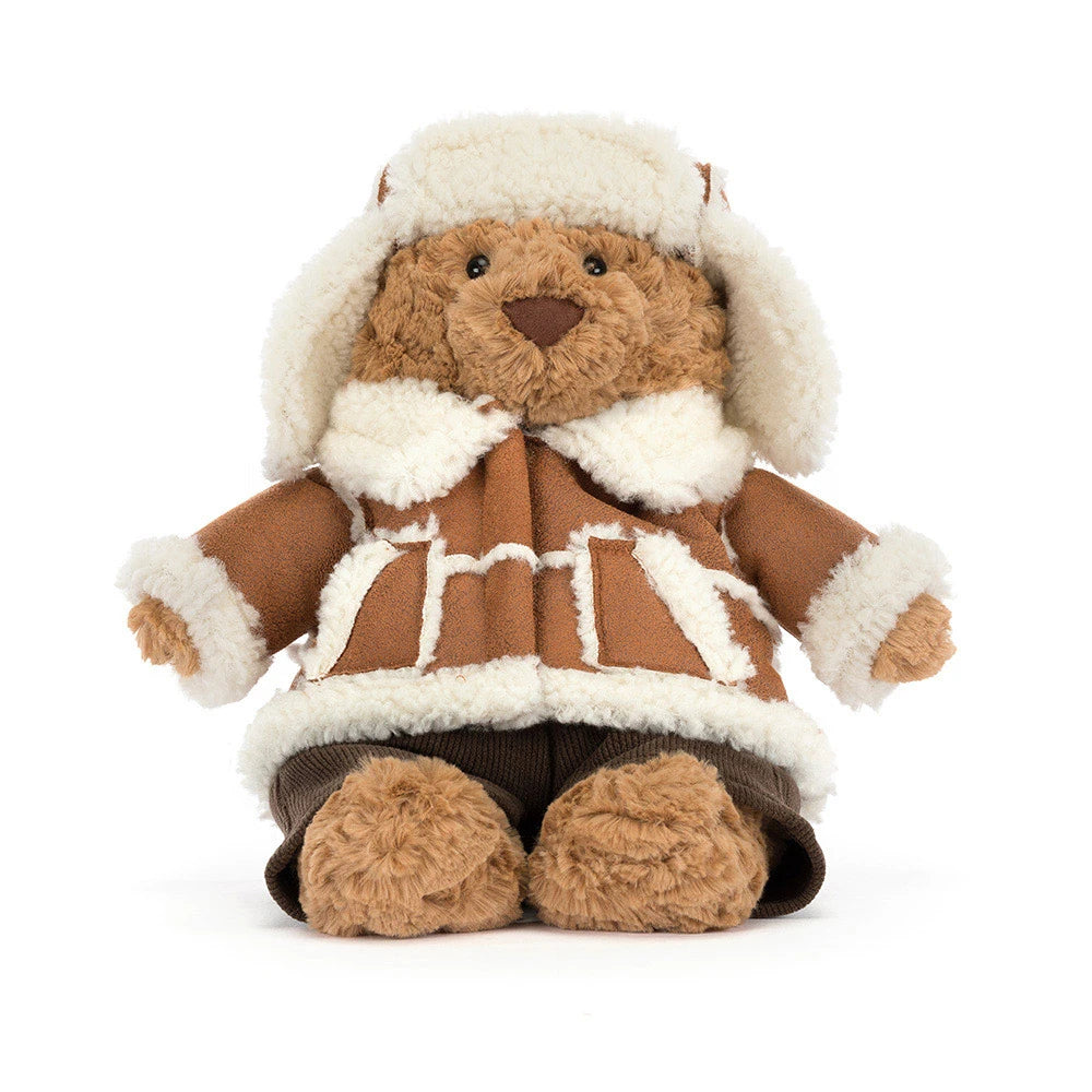 Jellycat 聖誕節系列 巴塞羅熊 雪地裝 公仔 Bartholomew Bear 'Alpine' Outfit Soft Toy