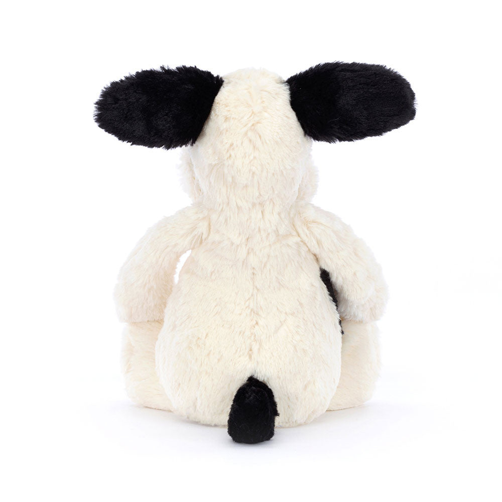 Jellycat 怕醜黑白小狗 公仔 Bashful Black & Cream Puppy Soft Toy - TOYZHOLIC
