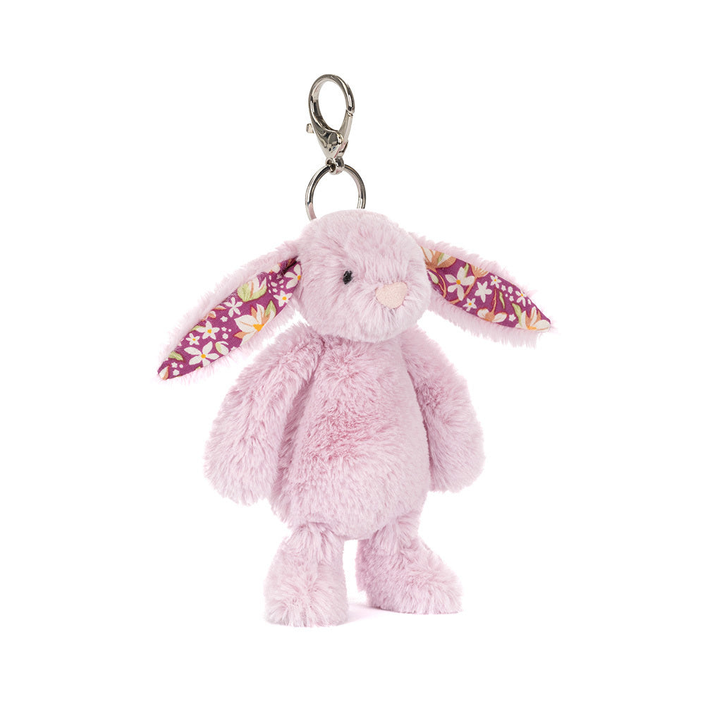 Jellycat 兔仔 吊飾 Bashful Bunny Bag Charm (Beige/ Blush/ Silver/ Berry/ Thistlepop Blossom) - TOYZHOLIC