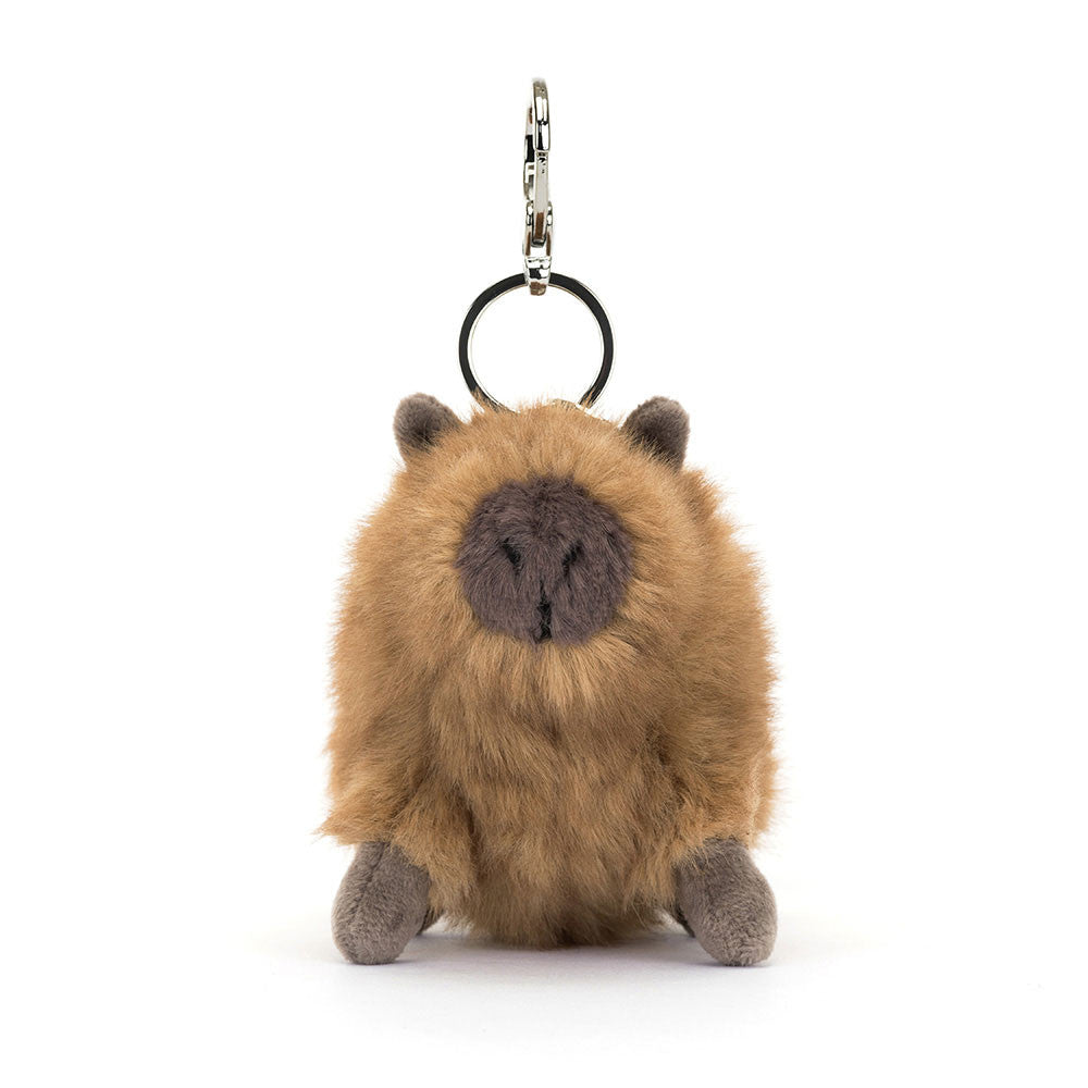 Jellycat 水豚 公仔掛飾 Clyde Capybara Soft Bag Charm - TOYZHOLIC
