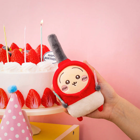 「現貨」Chiikawa 生日系列 公仔吊飾 Chiikawa Whipped Cream Birthday Plush Charm - TOYZHOLIC