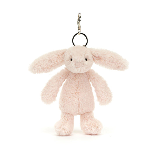Jellycat 兔仔 吊飾 Bashful Bunny Bag Charm (Beige/ Blush/ Silver) - TOYZHOLIC