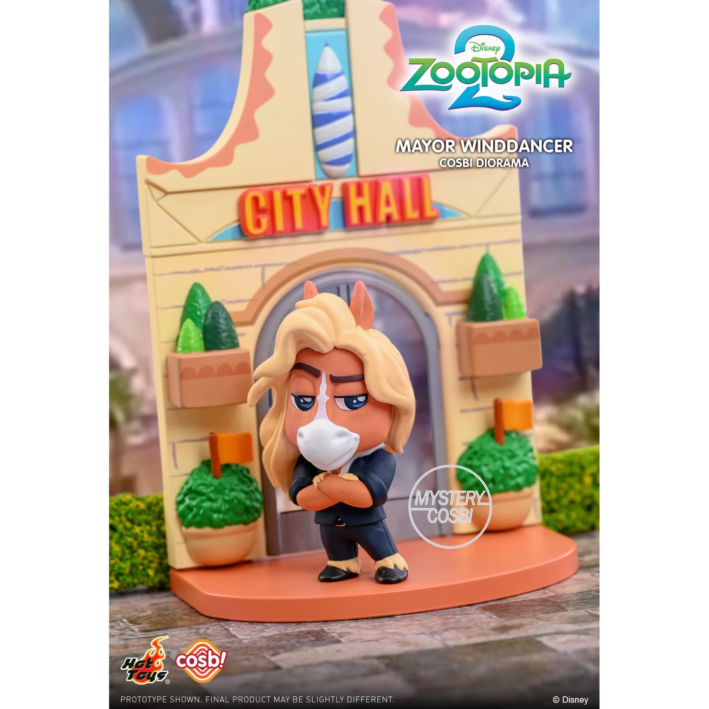 Hot Toys Disney 優獸大都會2 Cosbi 盲盒迷你場景系列 盲盒(一盒六款,款式隨機)Zootopia2 Cosbi Diorama Collection Blind Box