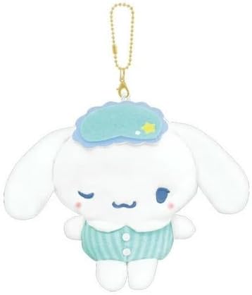 Sanrio 玉桂狗 眼瞓睡衣 公仔掛飾 Sleepy Cinnamoroll Plush Keychain - TOYZHOLIC