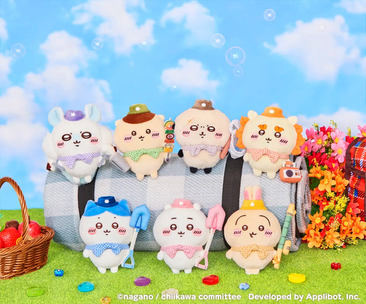 Chiikawa Pocket 野餐造型 掛飾公仔 Picnic Series Plush Charm - TOYZHOLIC