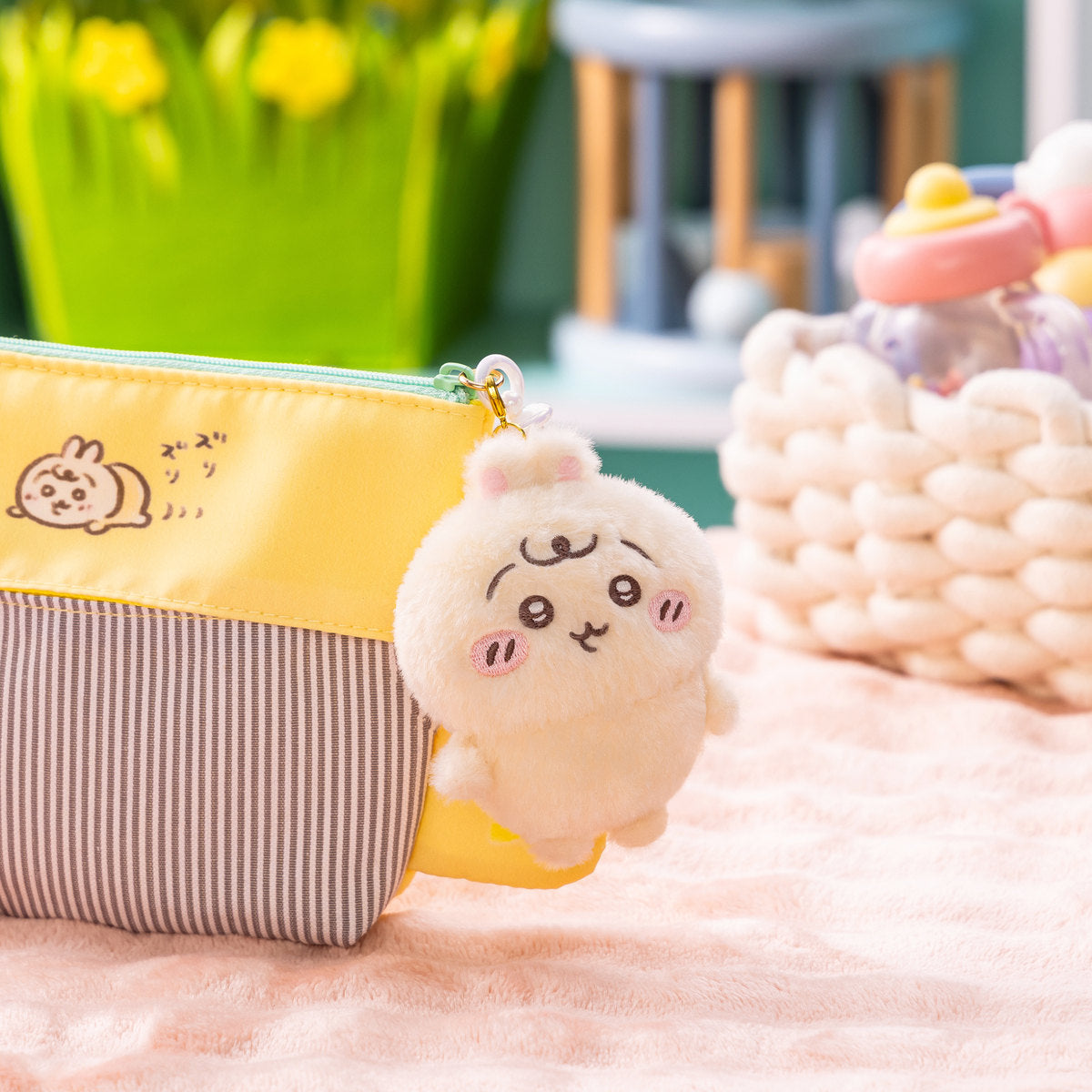 Chiikawa Baby系列 兔兔椰菜包 掛飾公仔 Baby Series Wrapped in Cabbage Plush Charm (Usagi) - TOYZHOLIC