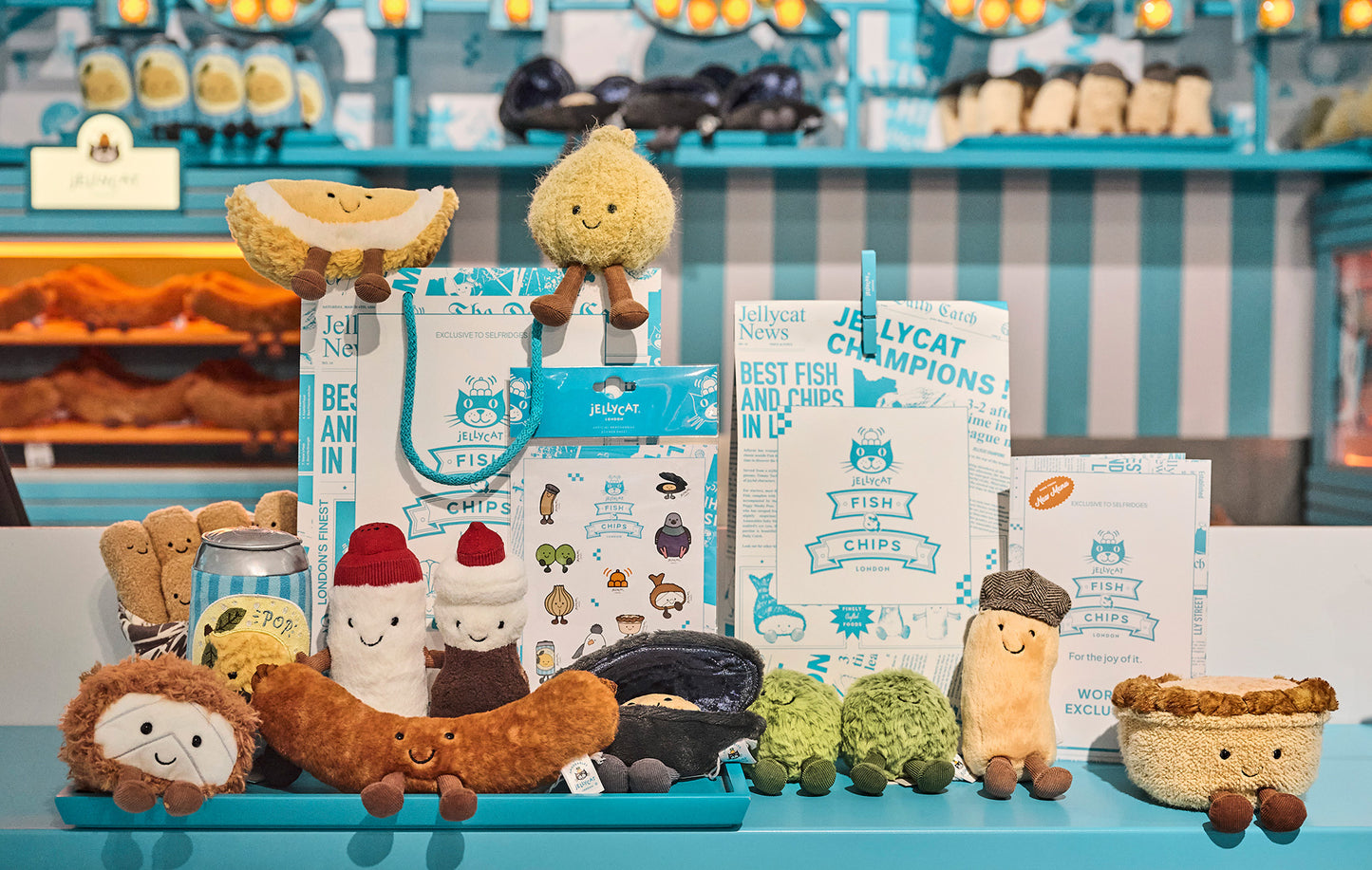 Jellycat 英國限定 微笑薯條 公仔 UK Exclusive Amuseables Cosy Chips Soft Toy - TOYZHOLIC