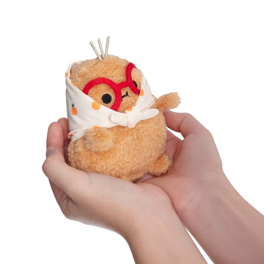 售價$235「$0 預購 Pre-Order」NOODOLL 香橙頭巾婆婆薯仔 公仔 Orange Grandma Ricespud Mini Sitting Plush Toy - TOYZHOLIC