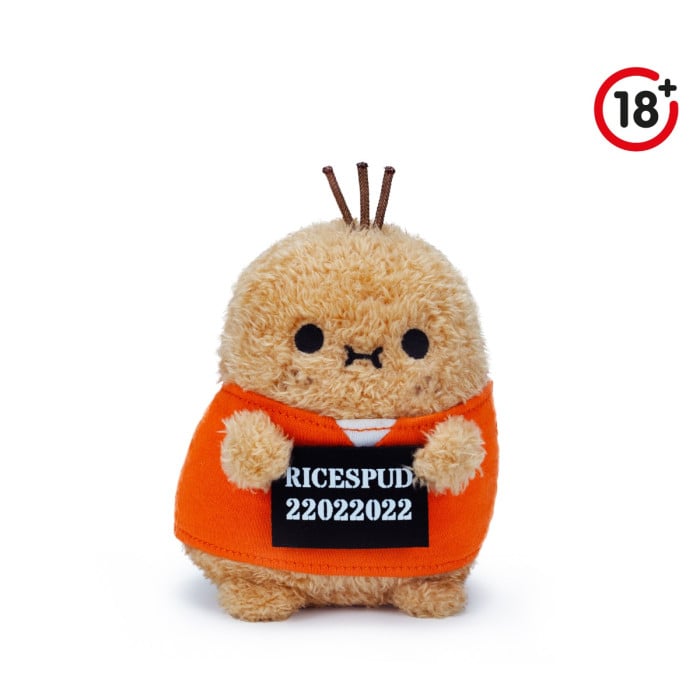 售價$245「$0 預購 Pre-Order」NOODOLL 囚犯薯仔 公仔 Inmate Ricespud Mini Sitting Plush Toy - TOYZHOLIC