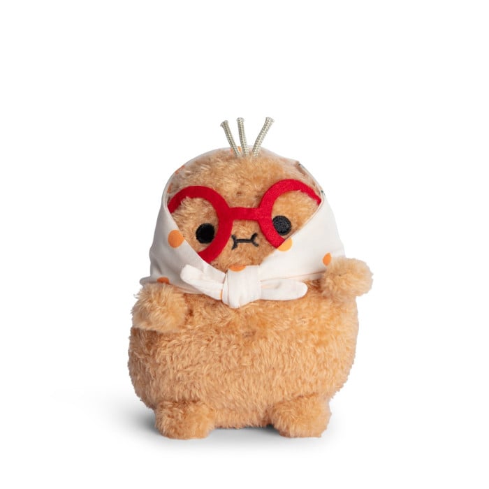 售價$235「$0 預購 Pre-Order」NOODOLL 香橙頭巾婆婆薯仔 公仔 Orange Grandma Ricespud Mini Sitting Plush Toy - TOYZHOLIC