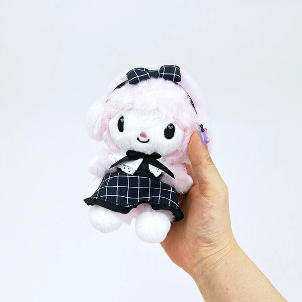 Sanrio My Sweet Piano 黑色格紋系列 掛飾公仔 Black Graph Series Plush Charm - TOYZHOLIC