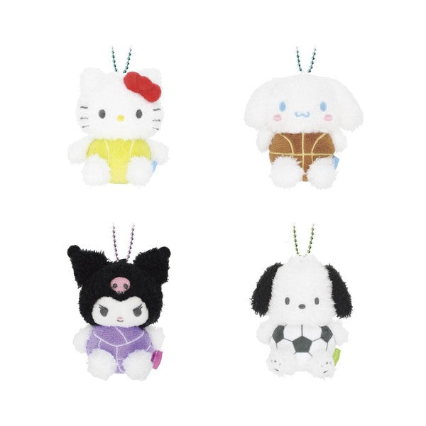 Sanrio Characters 網球/ 足球/ 籃球/ 排球 公仔掛飾 Sports Plush Charm (Hello Kitty/ Kuromi/ 玉桂狗 Cinnamoroll/ PC狗 Pochacco) - TOYZHOLIC