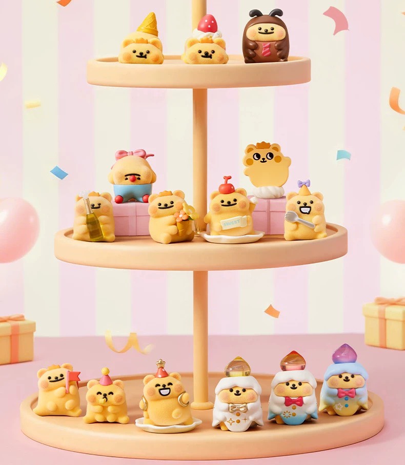 Funism x 小熊蟲 - 甜心派對系列 小熊頭盲盒 Bear is Bug Sweetie's Party Series Blind Box (一共十五款，款式隨機） - TOYZHOLIC