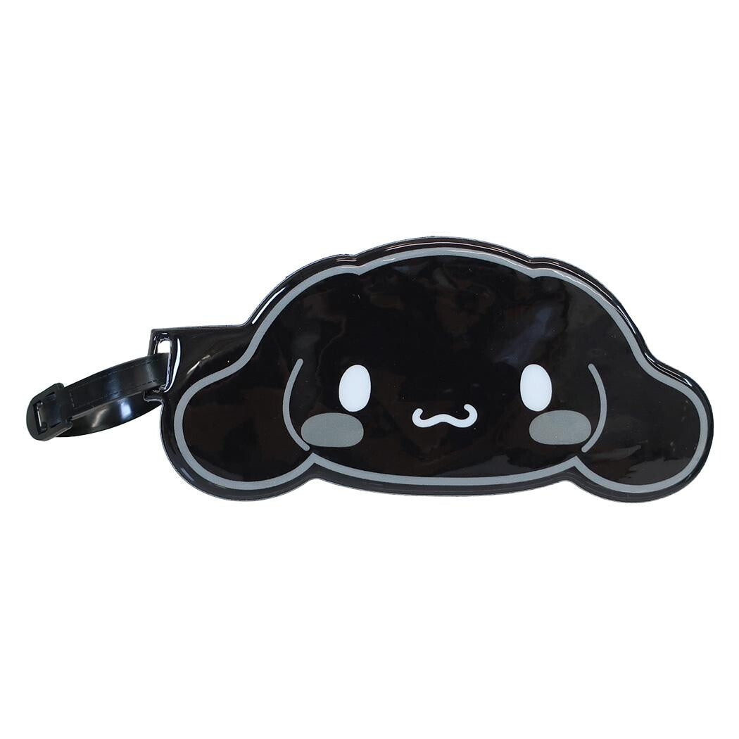 Sanrio Characters 黑白色系列 行李牌 Monochrome Series Die-Cut PVC Luggage Tag (布甸狗 Pompompurin/ Kuromi/ 玉桂狗 Cinnamoroll） - TOYZHOLIC