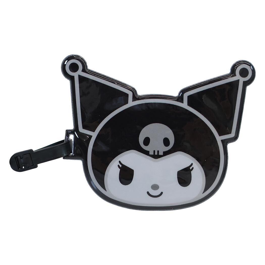 Sanrio Characters 黑白色系列 行李牌 Monochrome Series Die-Cut PVC Luggage Tag (布甸狗 Pompompurin/ Kuromi/ 玉桂狗 Cinnamoroll） - TOYZHOLIC