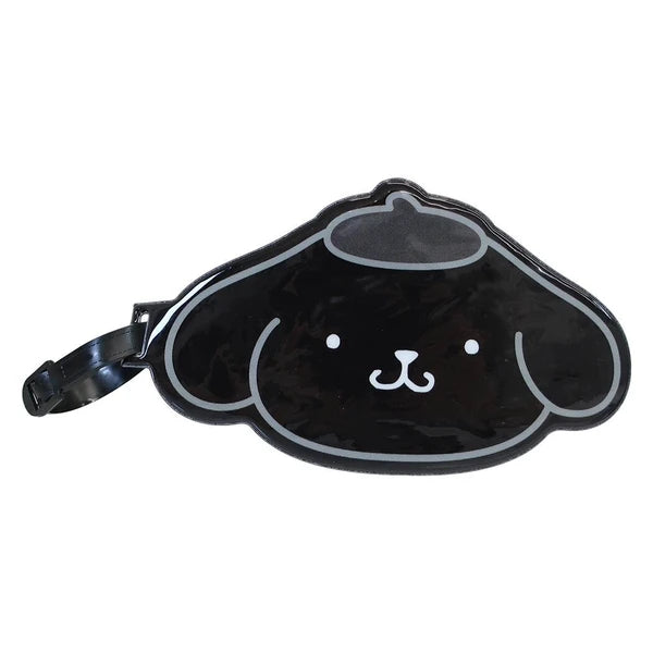 Sanrio Characters 黑白色系列 行李牌 Monochrome Series Die-Cut PVC Luggage Tag (布甸狗 Pompompurin/ Kuromi/ 玉桂狗 Cinnamoroll） - TOYZHOLIC