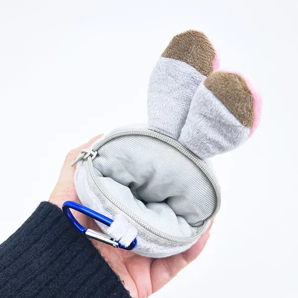 Disney 優獸大都會 拉鍊袋連登山扣 Zootopia Plush Zipper Mascot with Carabiner (1 Set - Judy & Nick)