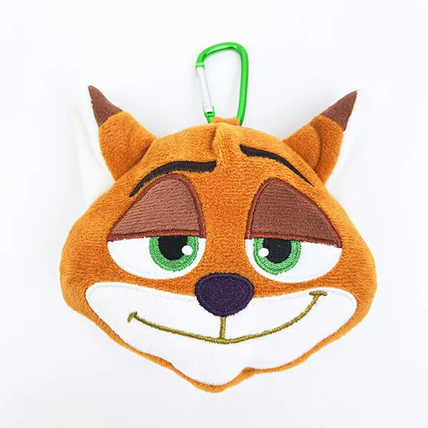 Disney 優獸大都會 拉鍊袋連登山扣 Zootopia Plush Zipper Mascot with Carabiner (1 Set - Judy & Nick)