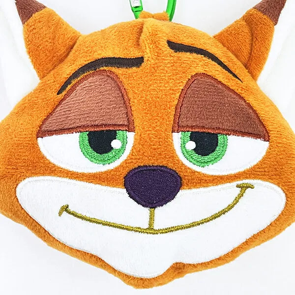 Disney 優獸大都會 拉鍊袋連登山扣 Zootopia Plush Zipper Mascot with Carabiner (1 Set - Judy & Nick)