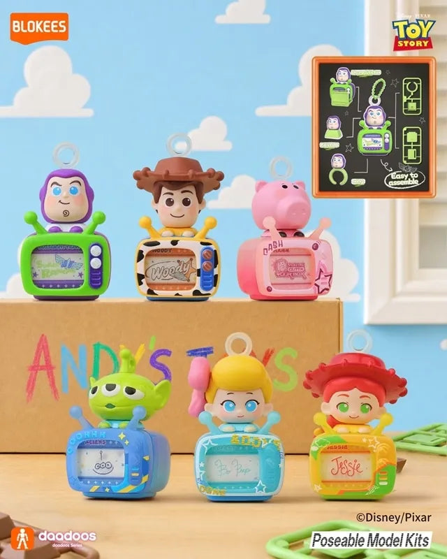 Disney x Blokees 迪士尼反斗奇兵鍵盤掣帽/戒指/掛飾 盲盒 Toy Story Daadoos Fun 01 - Playful Theater Blind Box （一共十五款，款式隨機）