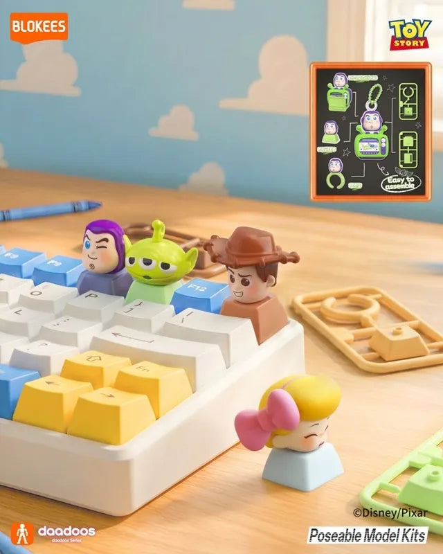 Disney x Blokees 迪士尼反斗奇兵鍵盤掣帽/戒指/掛飾 盲盒 Toy Story Daadoos Fun 01 - Playful Theater Blind Box （一共十五款，款式隨機）