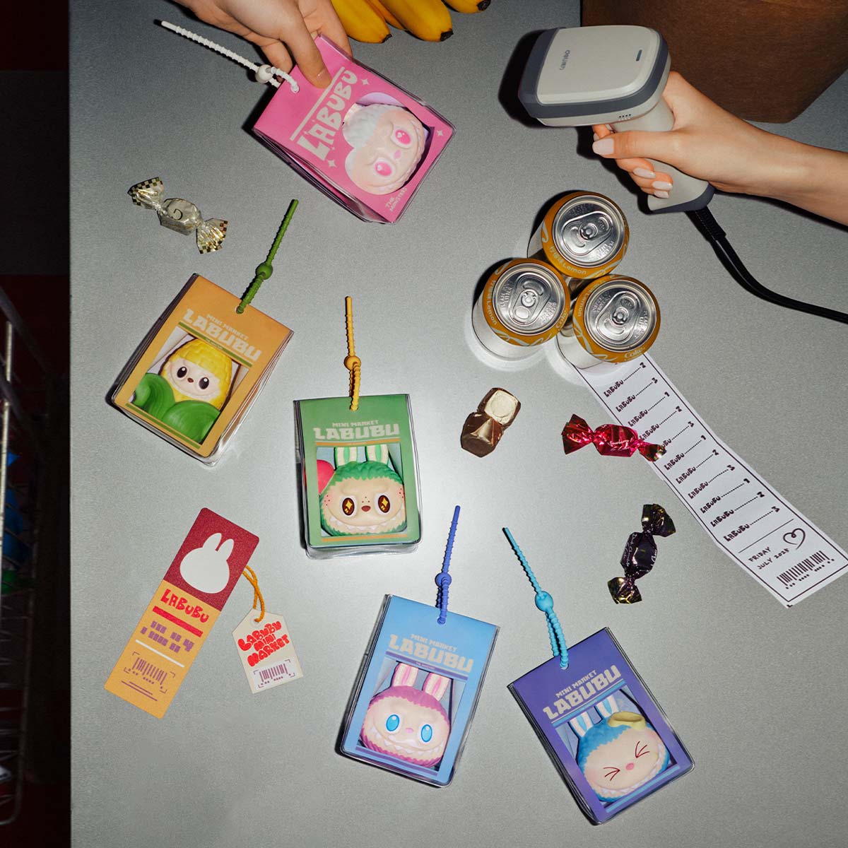 Pop Mart The Monsters - Labubu 怪味便利店系列 - 捏捏掛件盲盒 Wacky Mart Series - Squishy Charm Blind Box - TOYZHOLIC