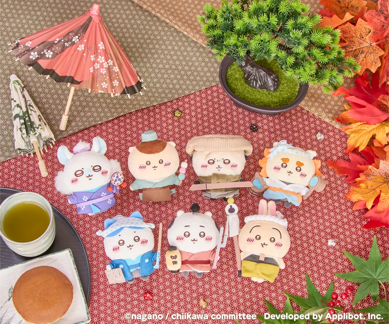 Chiikawa Pocket 江戶造型 掛飾公仔 Edo Series Plush Charm - TOYZHOLIC