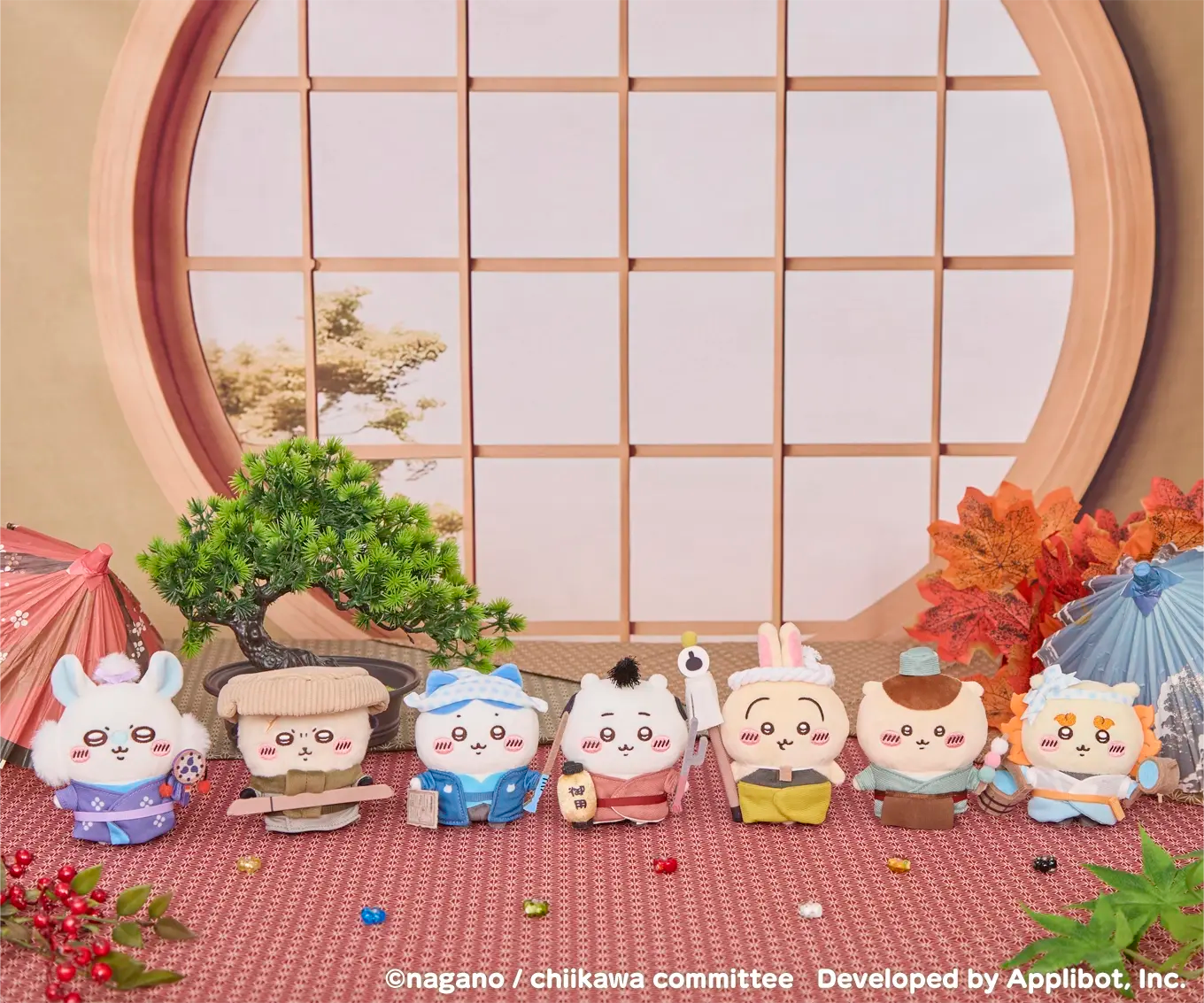 Chiikawa Pocket 江戶造型 掛飾公仔 Edo Series Plush Charm - TOYZHOLIC