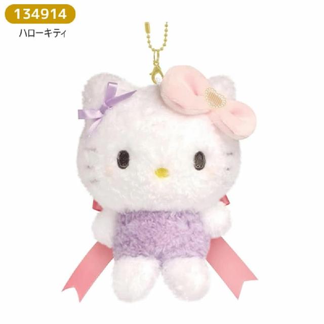 Sanrio Characters 大絲帶 公仔掛飾 Ribbon Plush Charm - TOYZHOLIC
