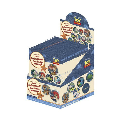 Disney 迪士尼反斗奇兵5 牛仔刺繡徽章盲盒 (一盒十二款，款式隨機）Toy Story 5 Denim Embroidered Pin Badge Blind Box - TOYZHOLIC