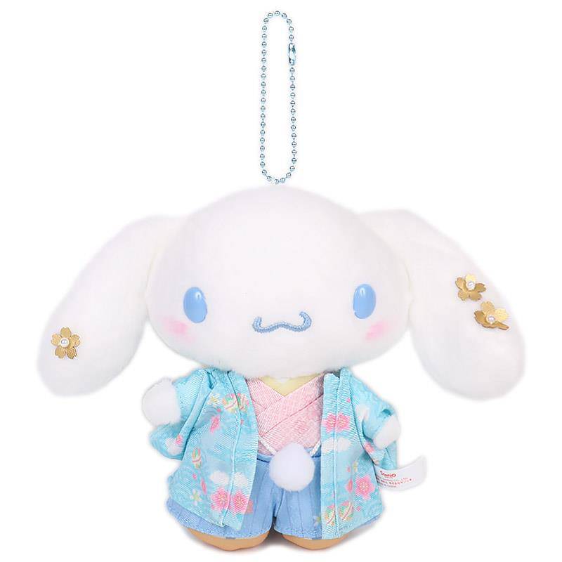 Cinnamoroll 玉桂狗 和服公仔掛飾 (淺藍) - TOYZHOLIC