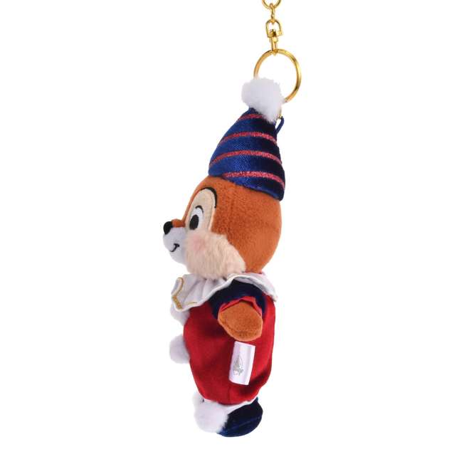 Disney Store Chip & Dale 小丑服裝 掛飾公仔 Pierrot Costume Plush Charm - TOYZHOLIC