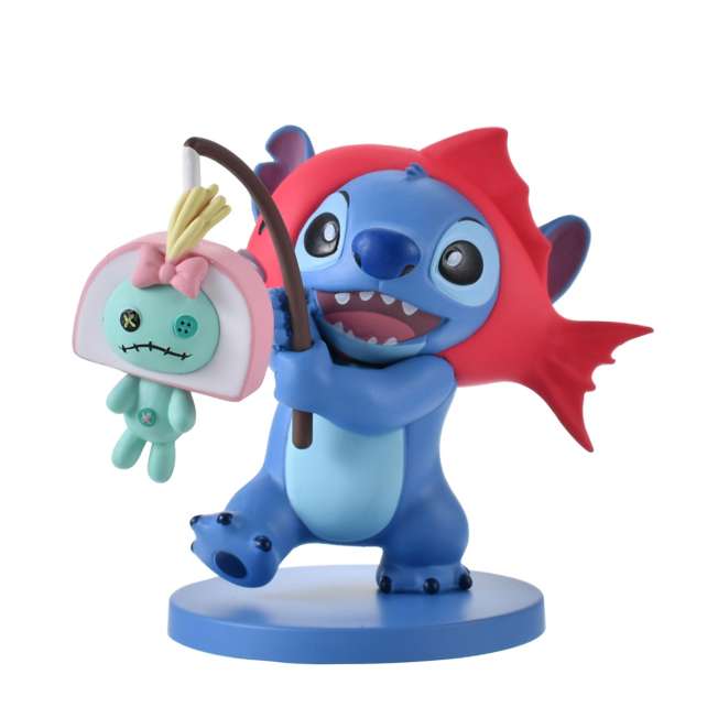 Disney 史迪仔&小甘 鯛魚魚糕擺設 Stitch & Scrump Sea Bream and Kamaboko Fish Cake Figure - TOYZHOLIC