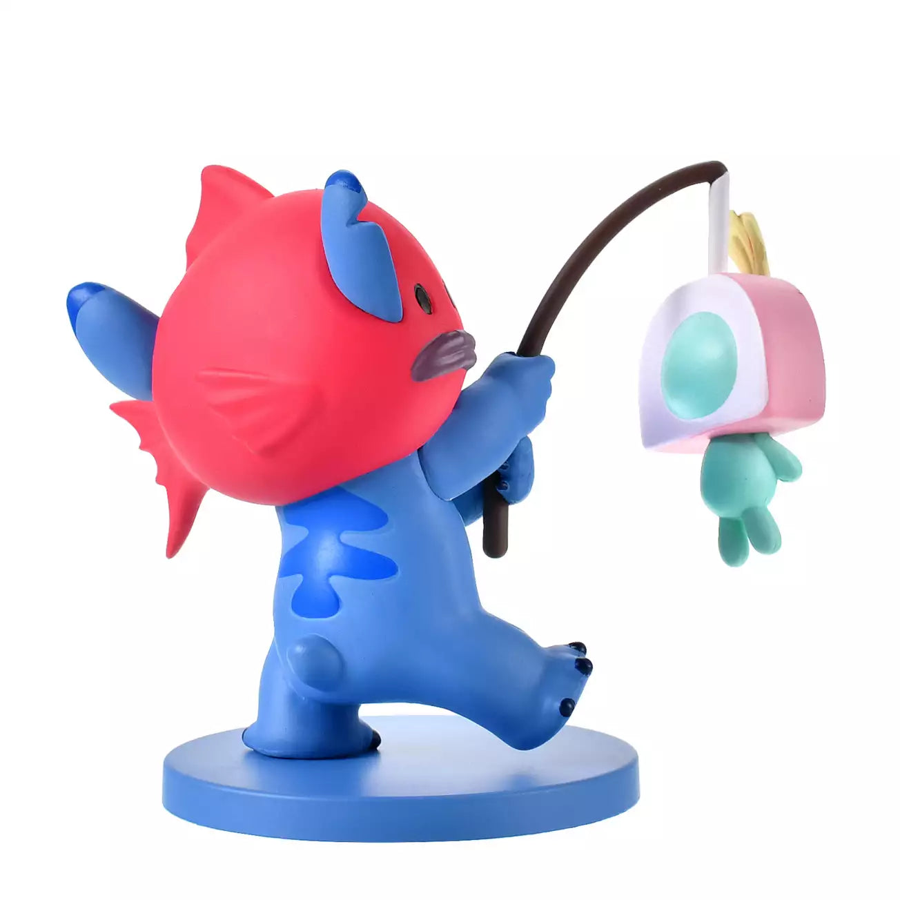 Disney 史迪仔&小甘 鯛魚魚糕擺設 Stitch & Scrump Sea Bream and Kamaboko Fish Cake Figure - TOYZHOLIC