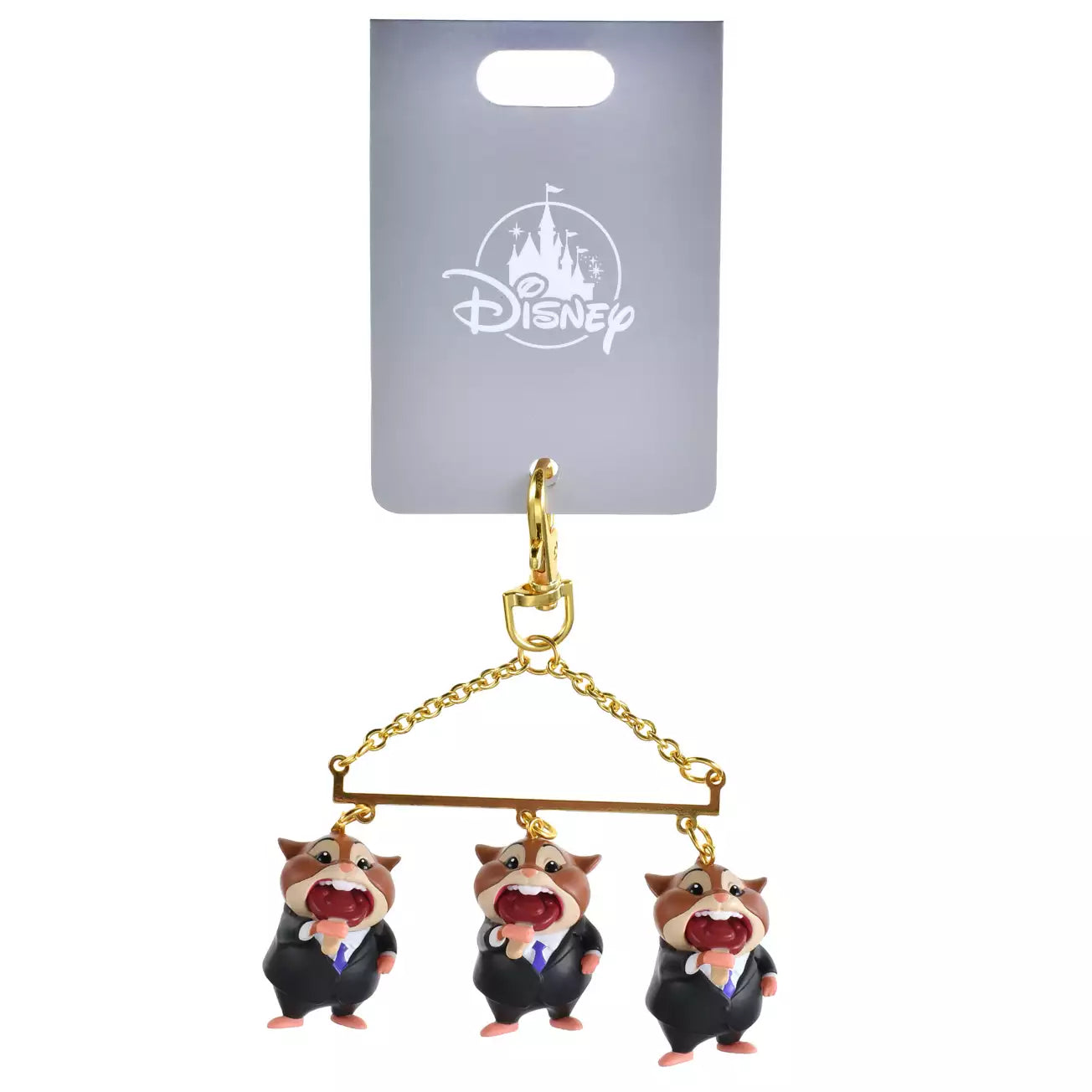 Disney Store Zootopia 鼠鼠商人鎖匙扣 Lemming Businessman Keychain