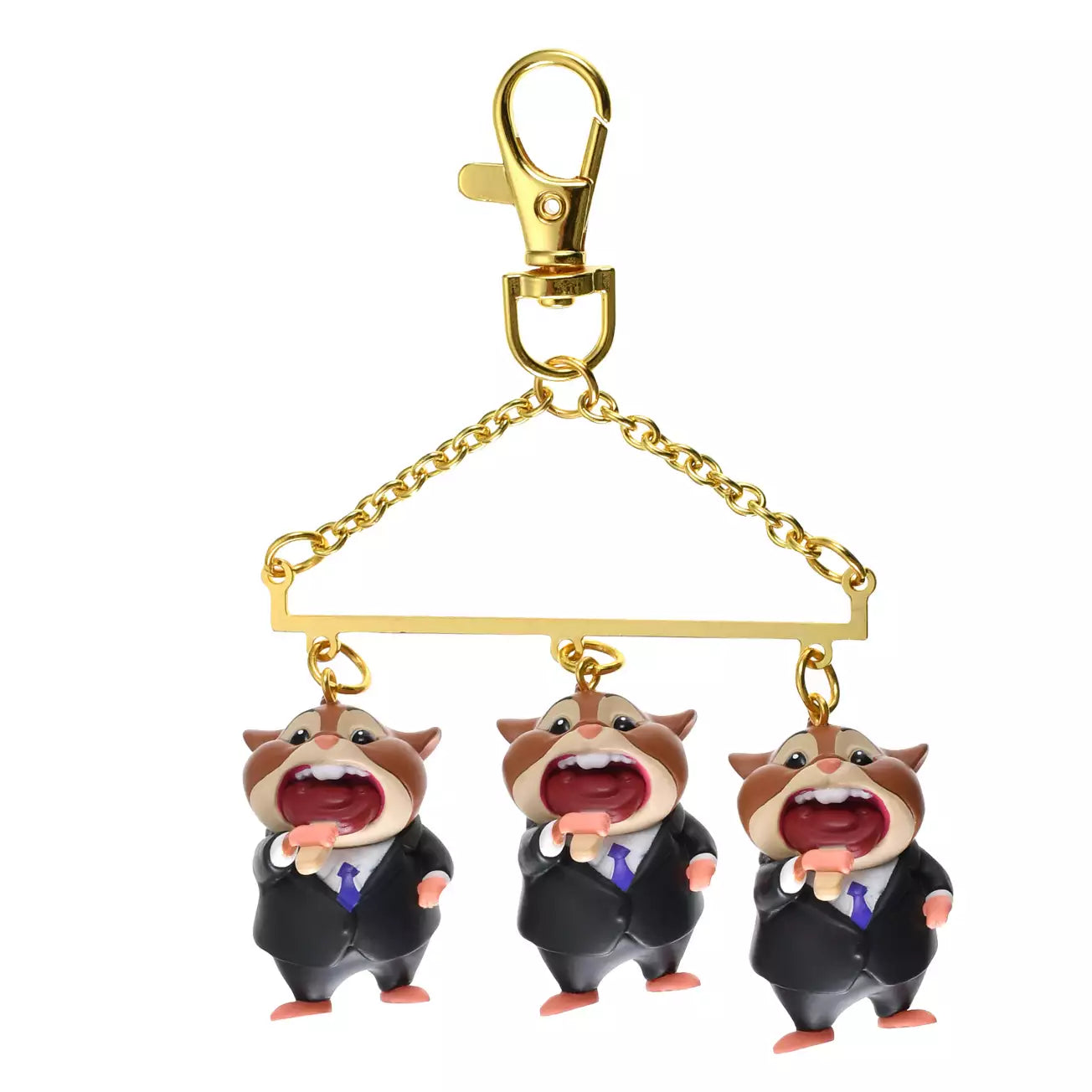 Disney Store Zootopia 鼠鼠商人鎖匙扣 Lemming Businessman Keychain