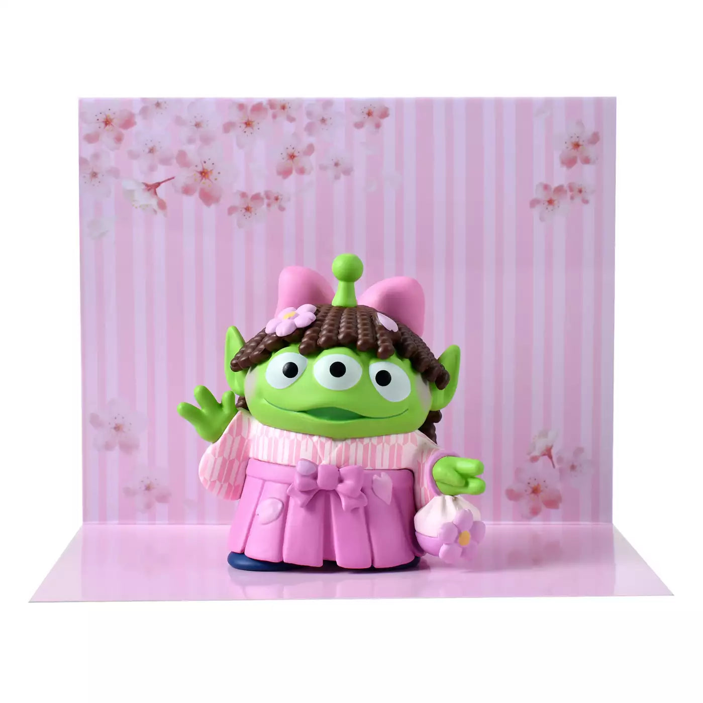 Disney Toy Story 三眼仔/ Baymax 櫻花系列 擺設 Little Green Men/ Alien Sakura Series Figure - TOYZHOLIC